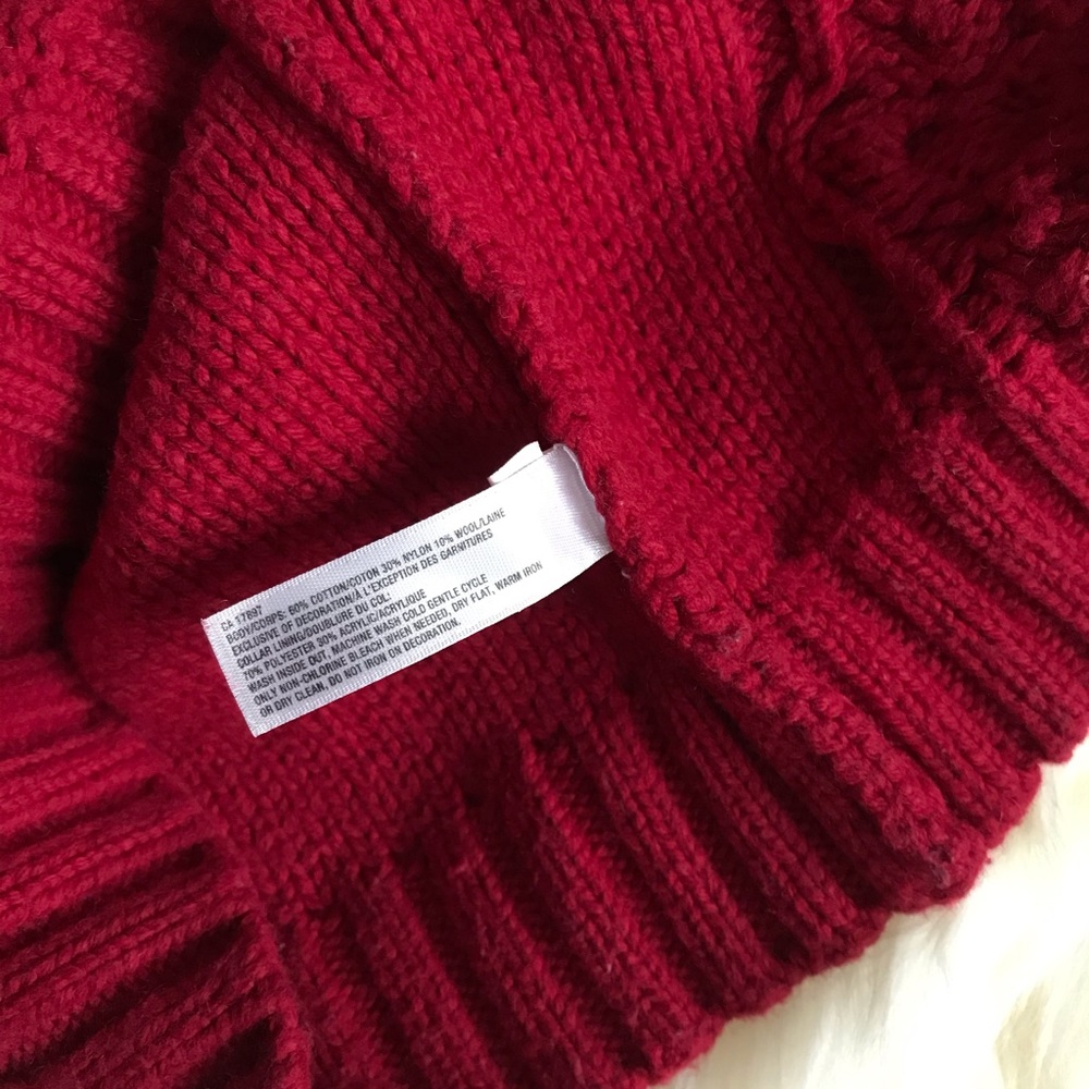 GAP Toddler Boy Red Knit Sweater - 5T - Picture 3 of 4